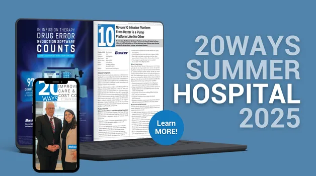 Novum IQ Infusion Platform From Baxter is a Pump Platform Like No Other